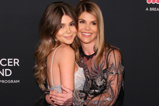 Olivia Jade Giannulli and Lori Loughlin attend the Women's Cancer Research Fund's 'Unforgettable Evening' in Los Angeles, California, on 27 February, 2018.