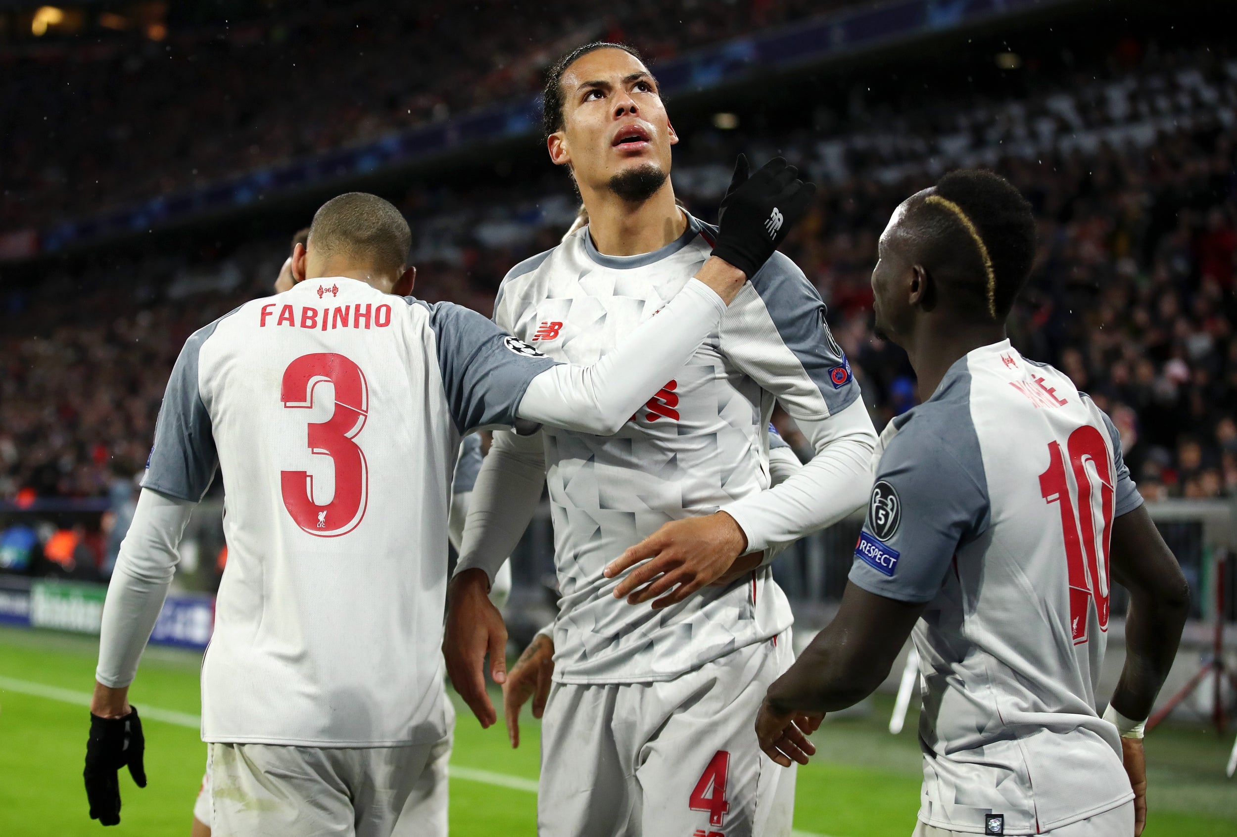 Van Dijk celebrates his goal (Bongarts/Getty)