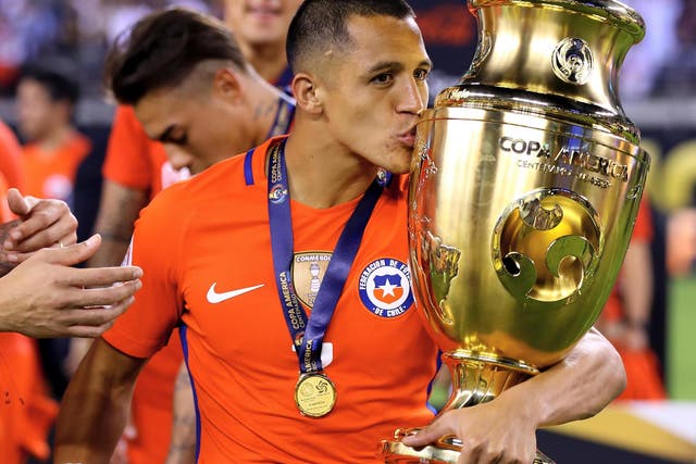 Alexis Sanchez helped Chile win the 2016 Copa America