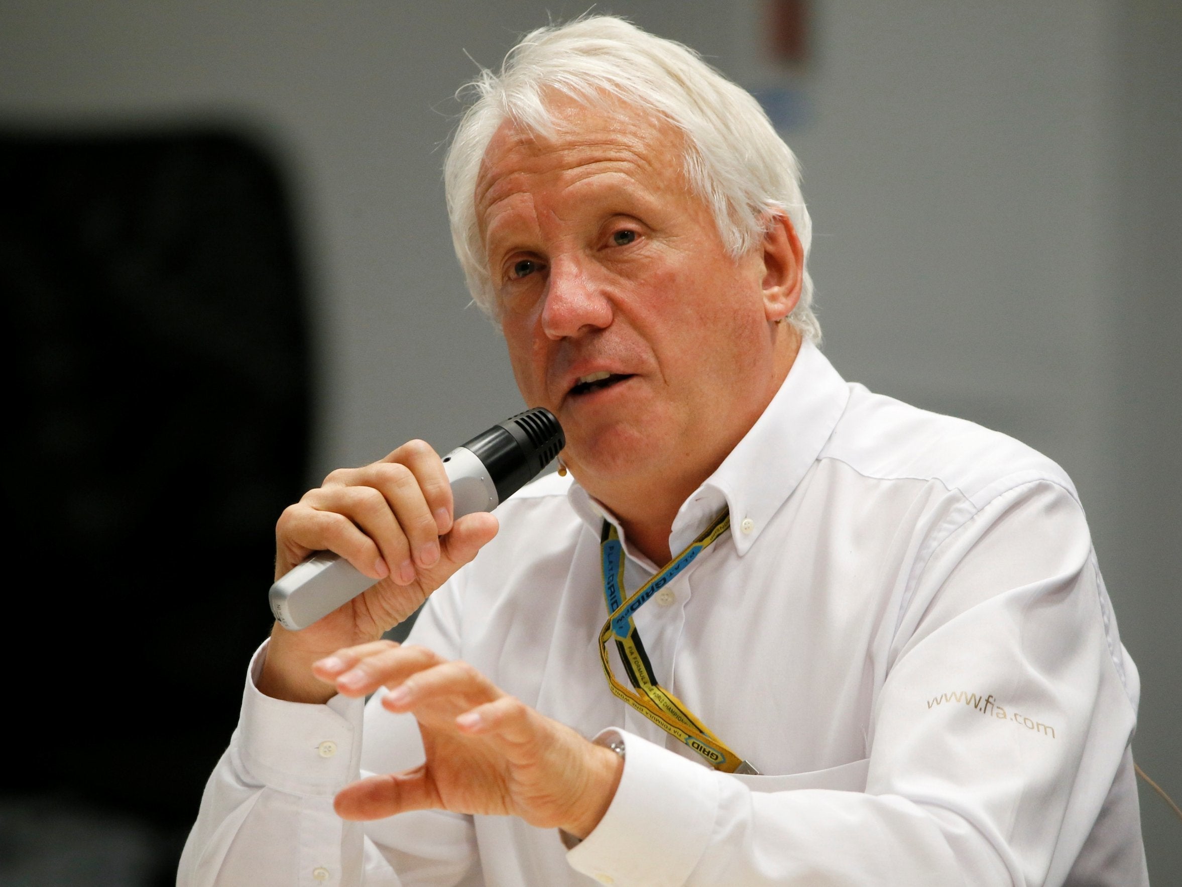 Charlie Whiting would address all of the drivers before every F1 grand prix weekend