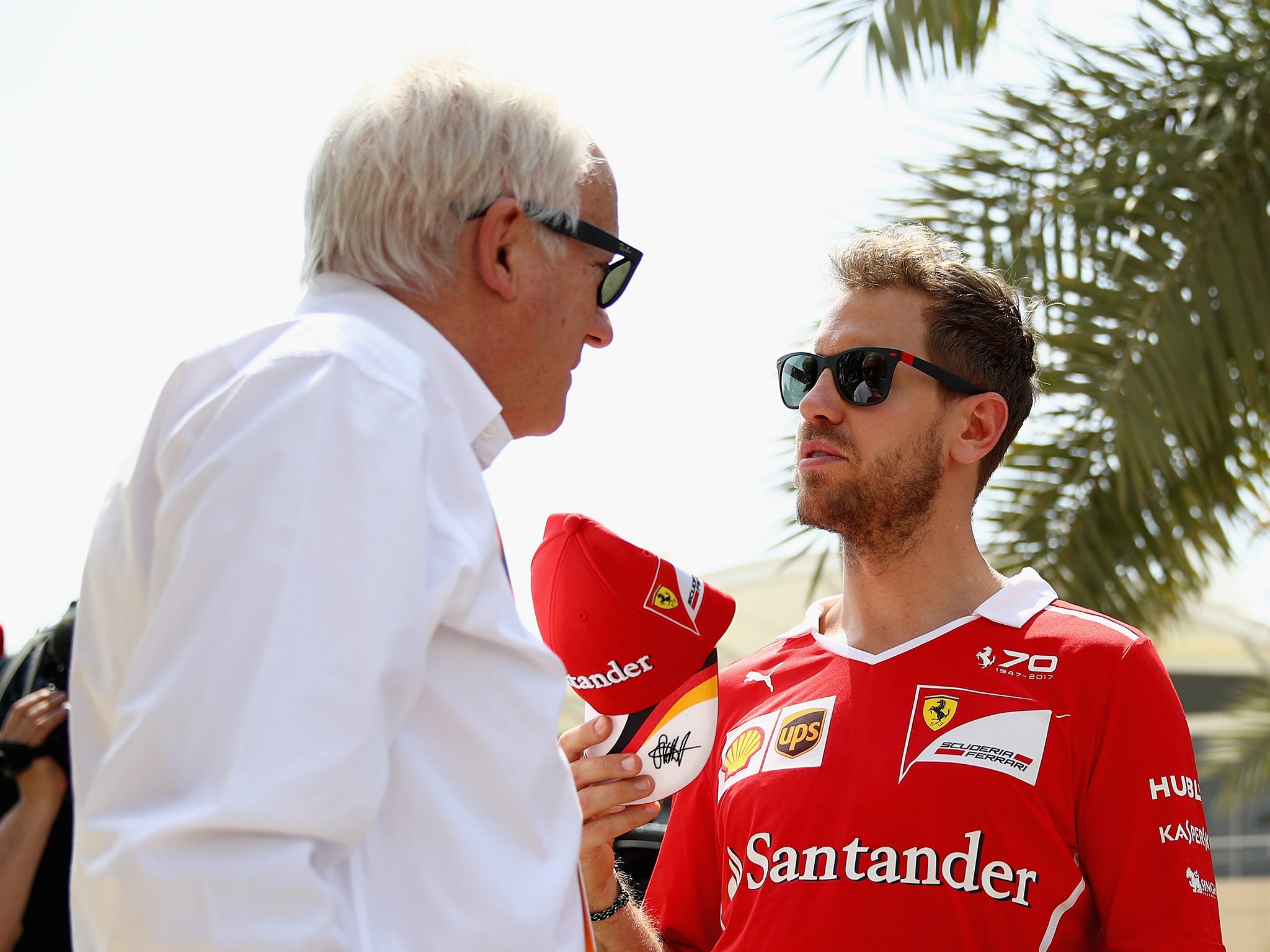 Whiting joined Sebatian Vettel on a track walk of the Albert Park circuit in Melbourne on Wednesday