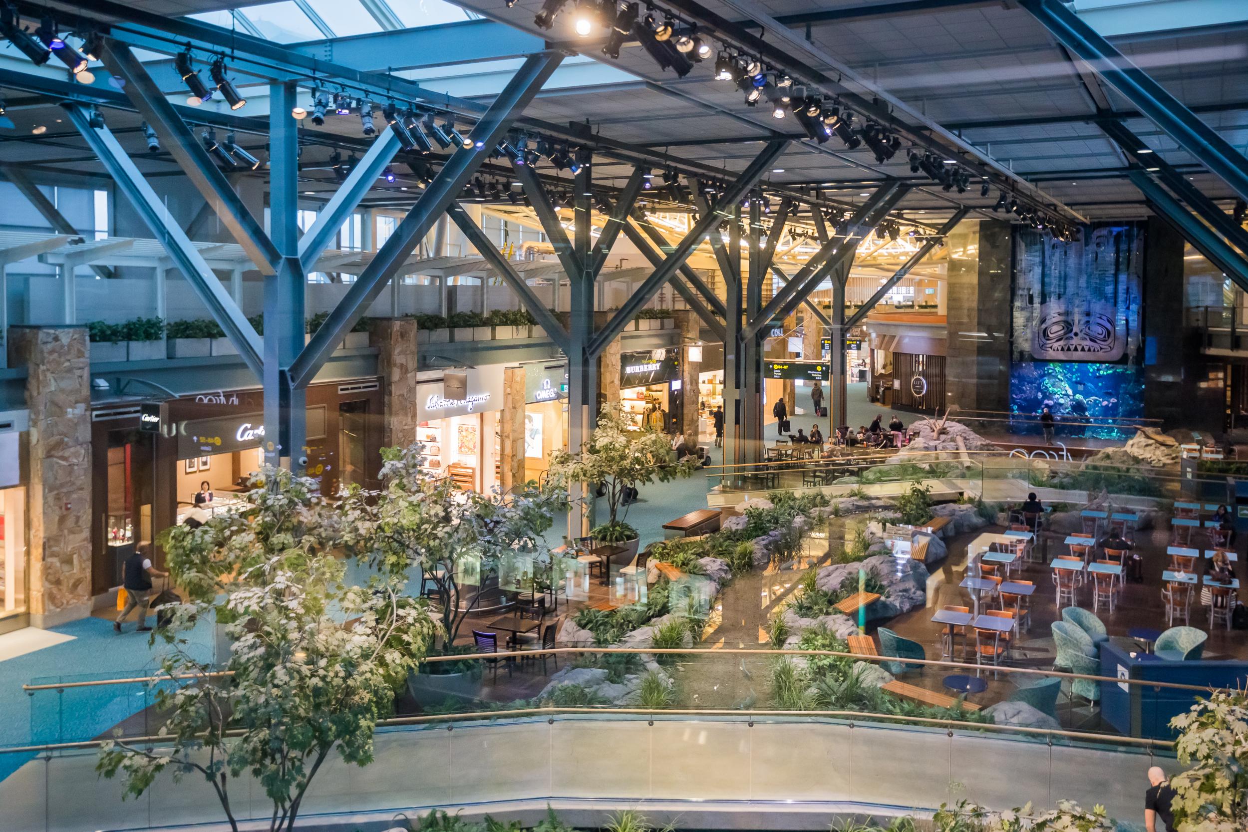Green space at Vancouver International Airport