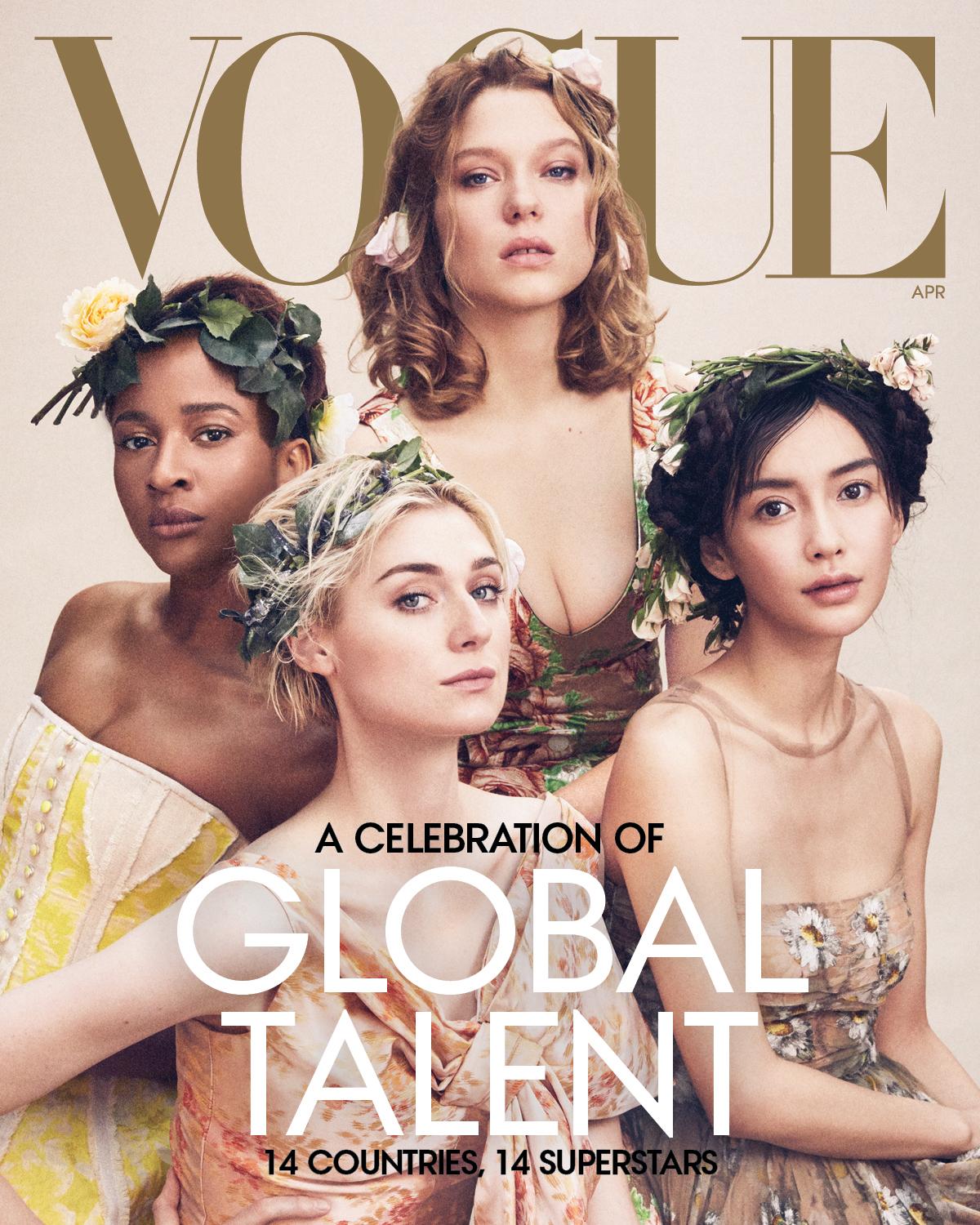 US Vogue celebrates global stardom with April issue (Vogue)