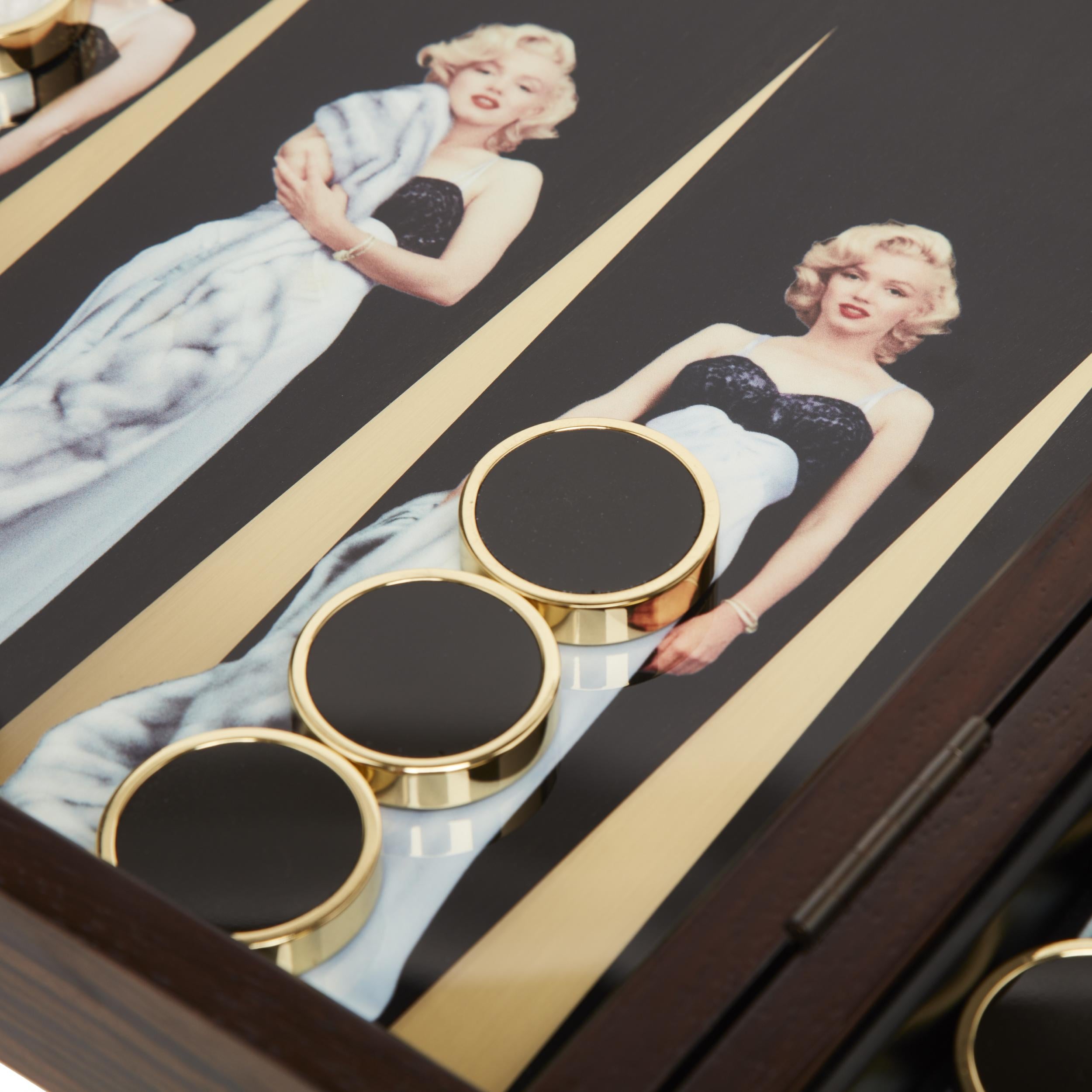 Items with a touch of uniqueness, like this Monroe backgammon set, are much-prized