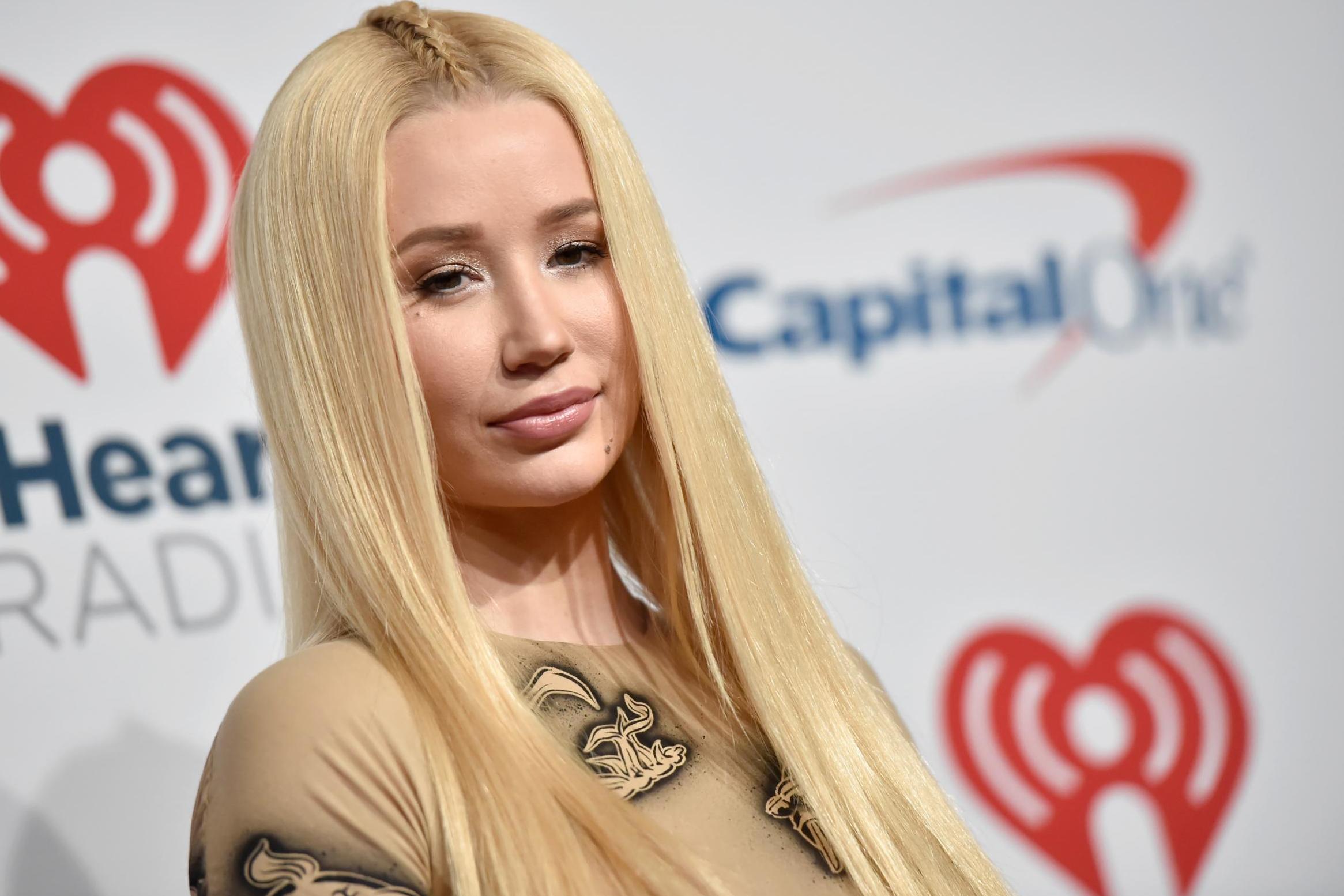 Iggy Azalea poses in the press room during the iHeartRadio Music Festival at T-Mobile Arena on 21 September, 2018 in Las Vegas, Nevada.