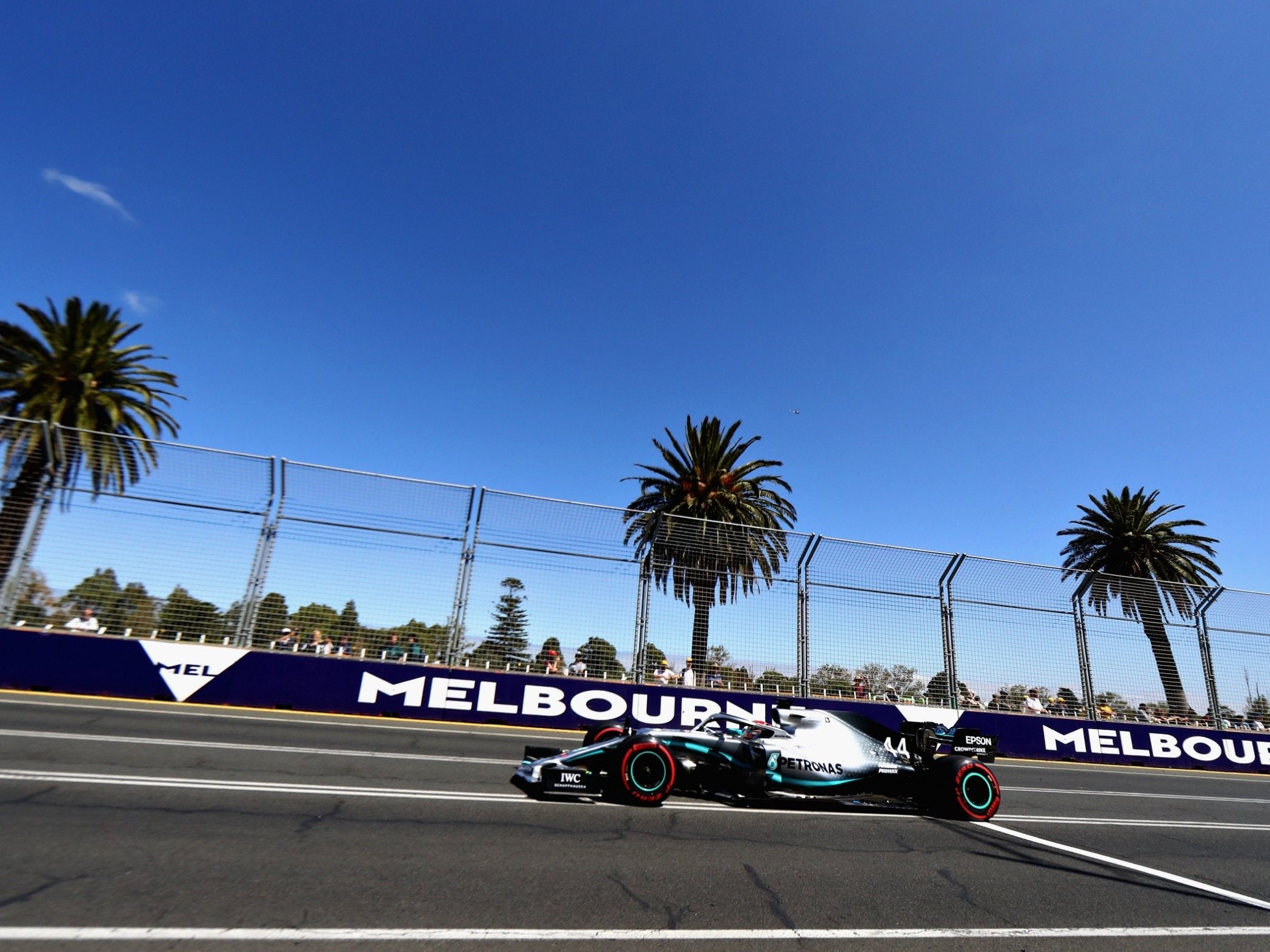 Lewis Hamilton topped practice timesheets for the Australian Grand Prix