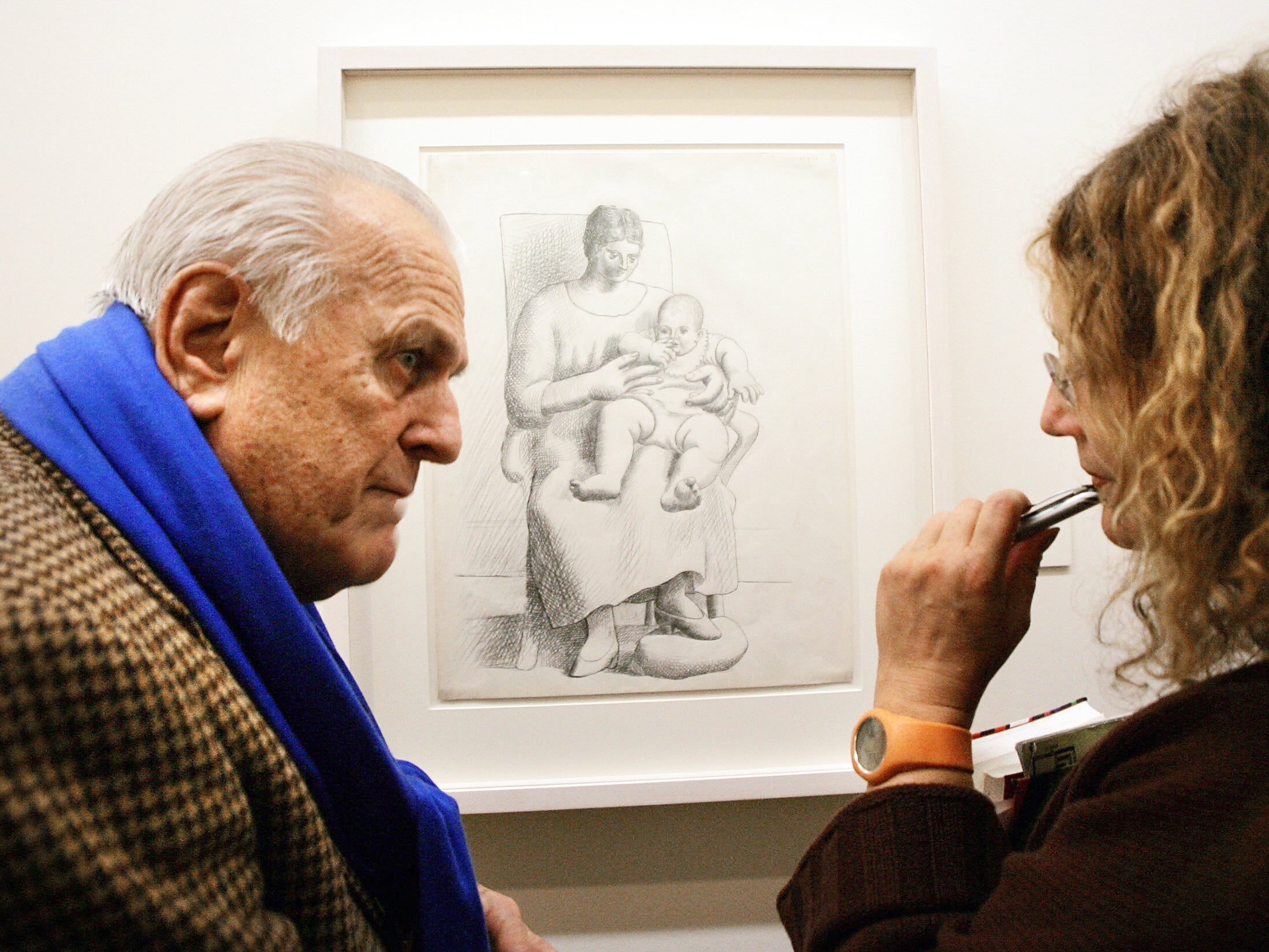 At a Picasso exhibition in Istanbul in 2005 – his life took a turn when he met the artist at a party