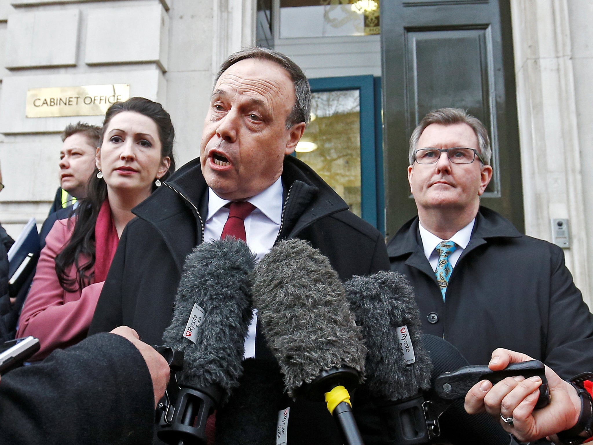 ‘We are not discussing cash,’ insists DUP Westminster leader Nigel Dodds