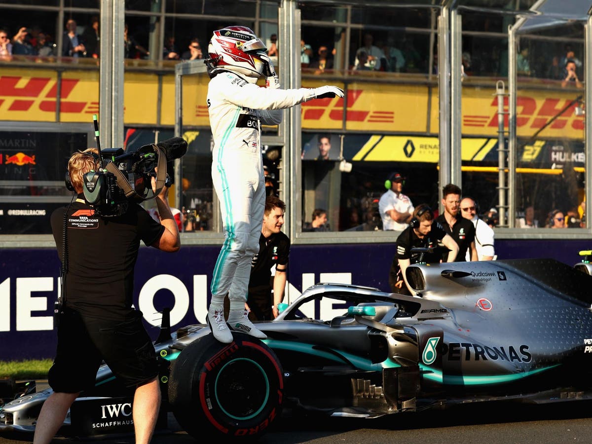 Australian Grand Prix qualifying results Lewis Hamilton on pole ahead