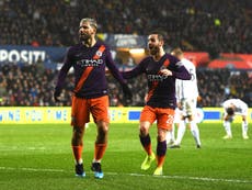 Manchester City fight back against Swansea to reach FA Cup semi-finals
