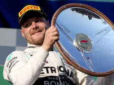 Bottas beats Hamilton by more than 20 seconds in Australian victory