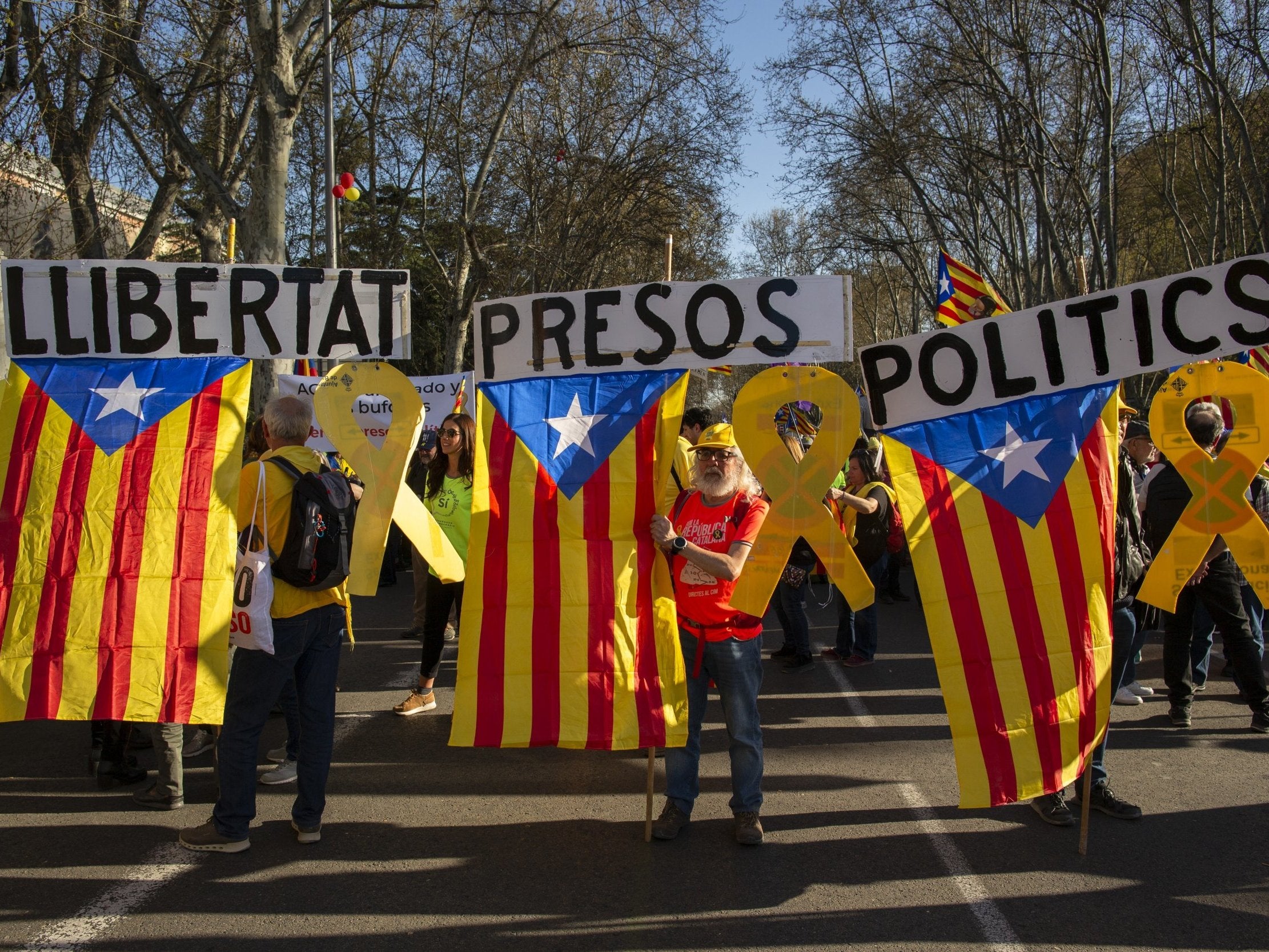 Support for Catalonian separatism has risen since the trial began