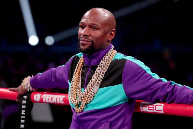 The bout attracted the biggest names in boxing with Floyd Mayweather in attendance 