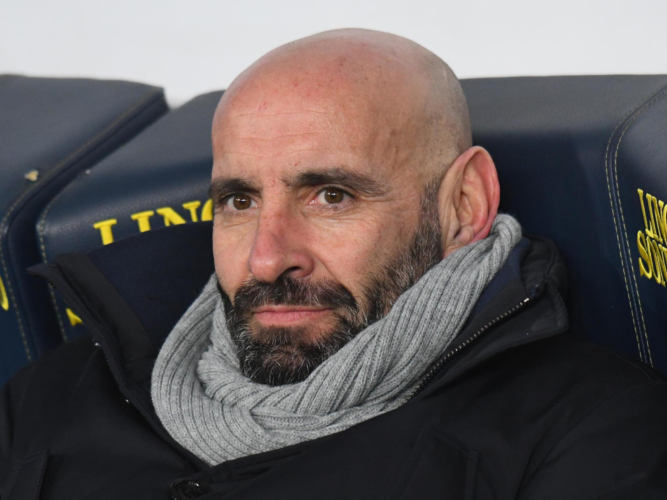 AS Roma director Monchi looks on