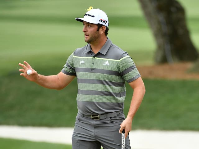 Jon Rahm leads the Players Championship at Sawgrass heading into the final day