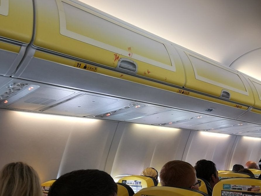 Ryanair fight: Row over 'woman not wearing shoes' leads to bloody brawl on flight to Tenerife