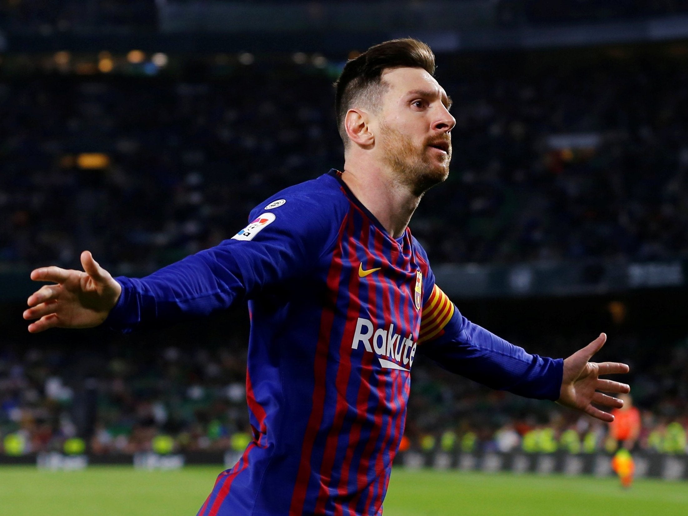 Lionel Messi scored the 51st hat-trick of his career as Barcelona beat Real Betis 4-1