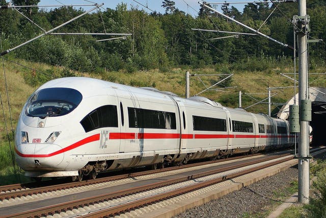 An Intercity-Express high-speed train