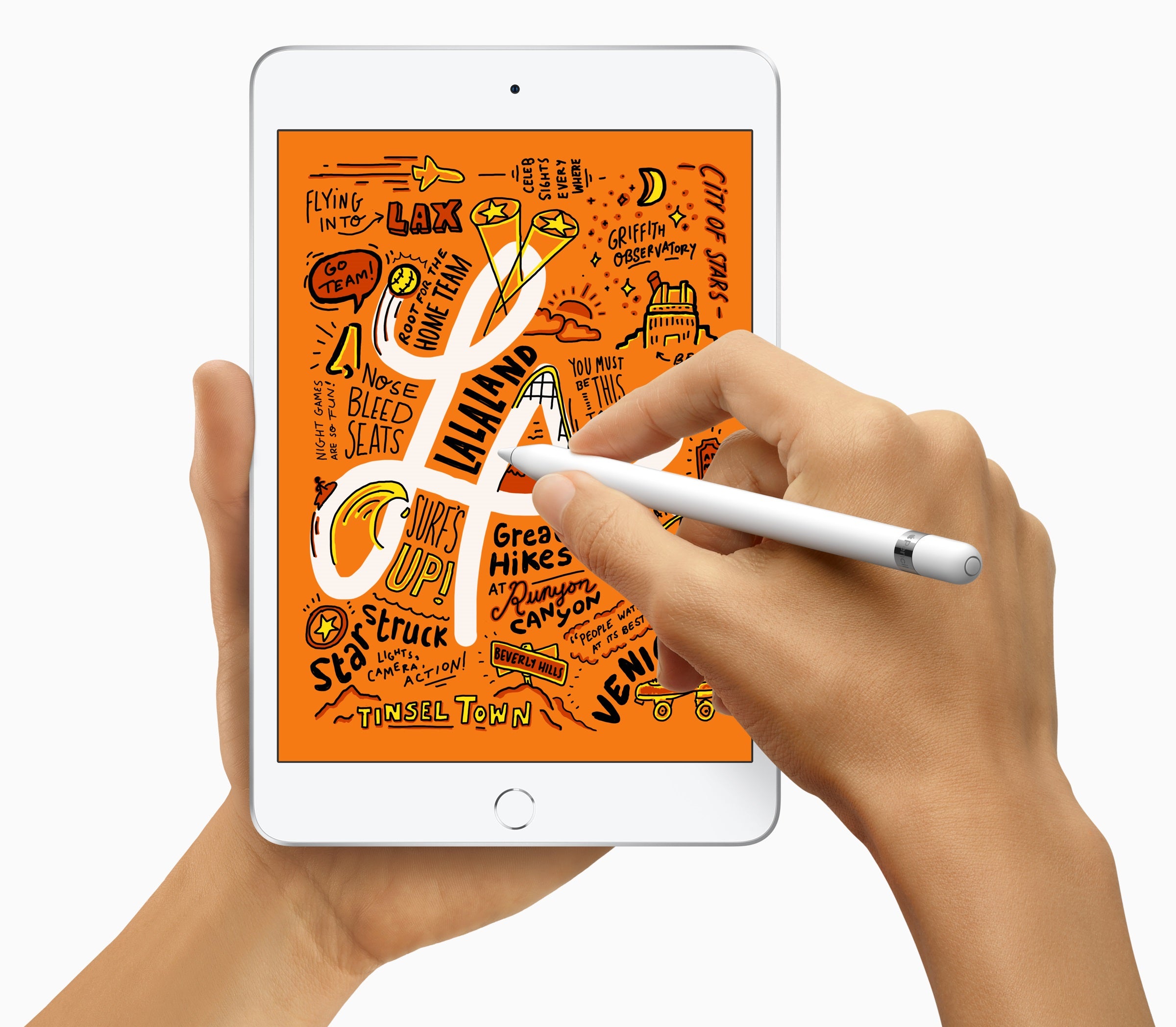 The new iPad Mini also comes with Apple Pencil support