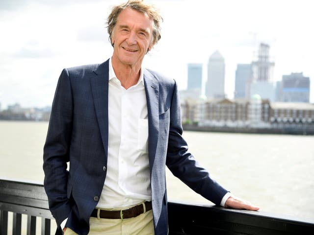 Sir Jim Ratcliffe, CEO of British petrochemicals company Ineos
