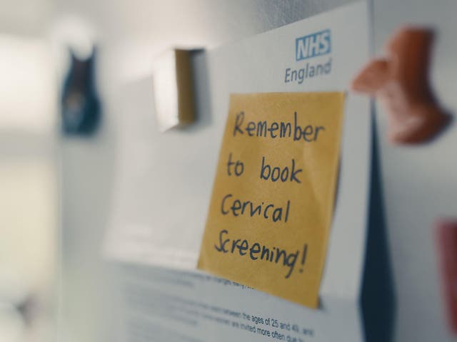 A still image from the Cervical Screening Saves Lives TV advertisiment