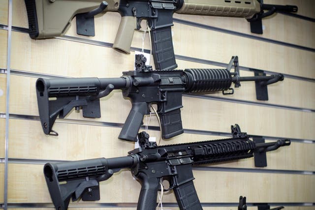 The suspects are accused of trying to sell several homemade AR-15 assault rifles in New Jersey