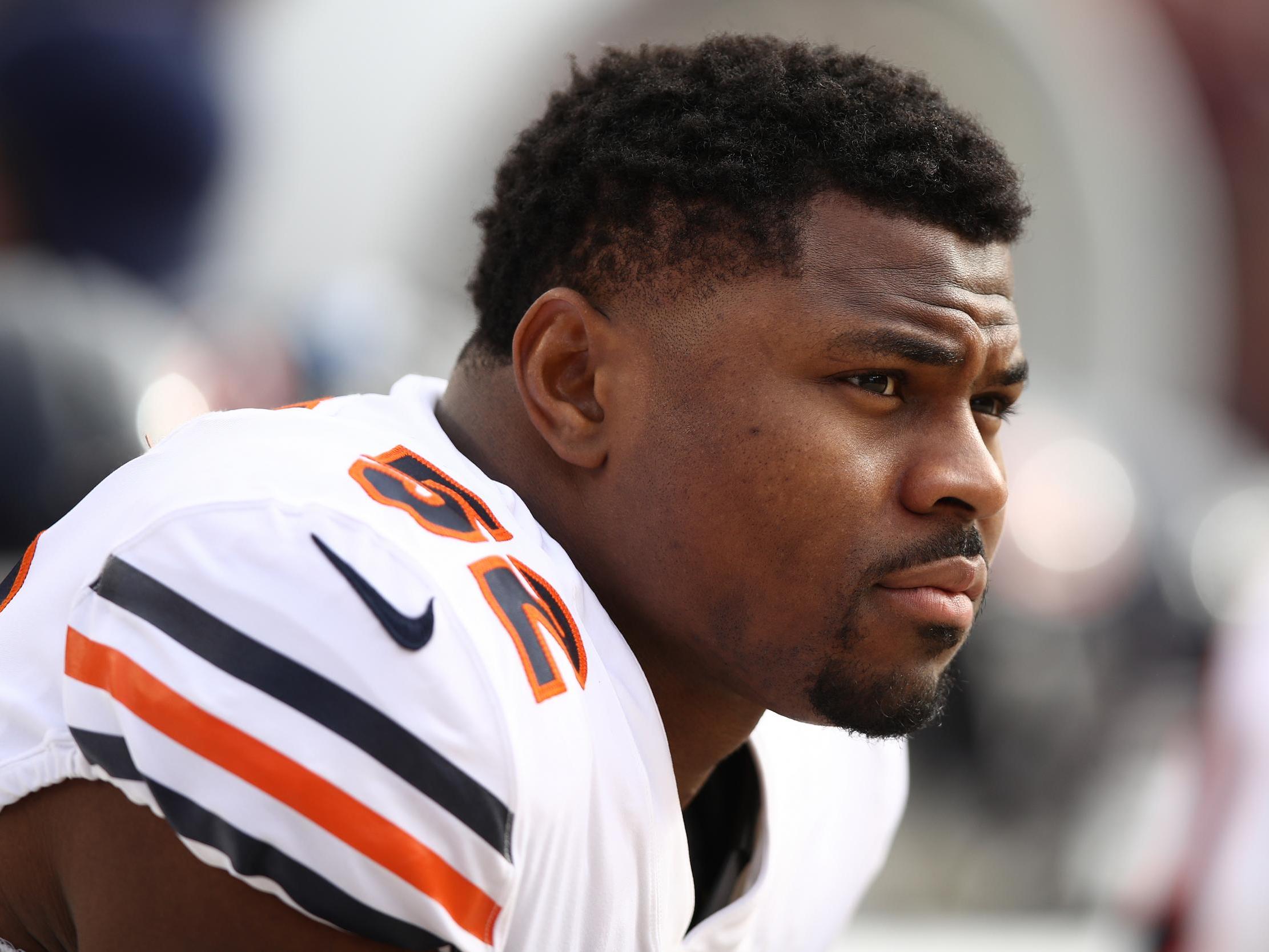 Khalil Mack was traded to the Chicago Bears last year