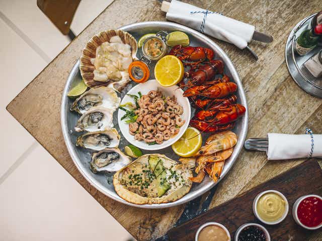 Fish Market’s piece de resistance: the seafood platter