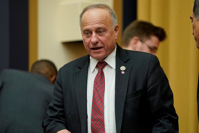 Steve King (R-IA) waits for US Secretary of Homeland Security Kirstjen Nielsen to testify to the House Judiciary Committee