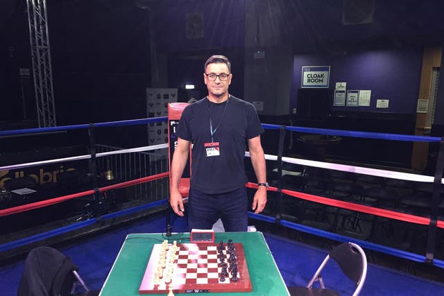 London Chess Boxing founder Tim ‘the Hippo’ Woolgar
