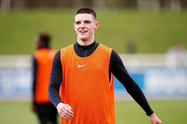Declan Rice said that he was ‘bursting with pride' after being called up by England
