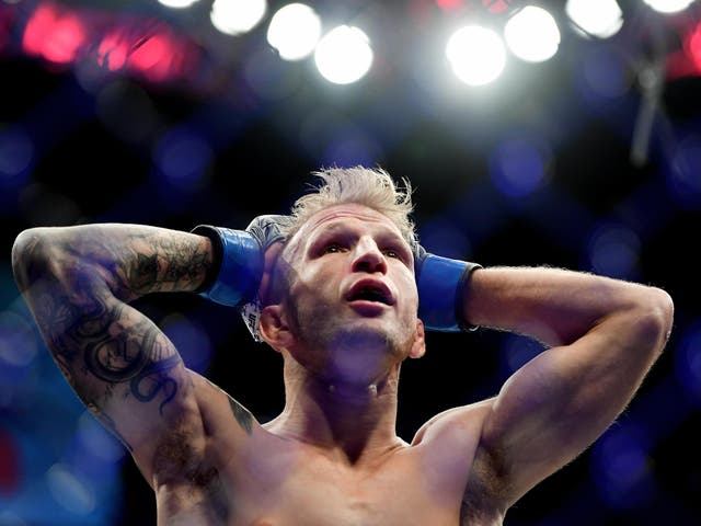 TJ Dillashaw has relinquished the UFC bantamweight title after failing a drugs test