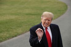 Trump says he is ‘happy’ if Mueller report is released to the public