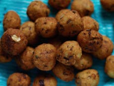Romy Gill's deep fried spicy potatoes, recipe