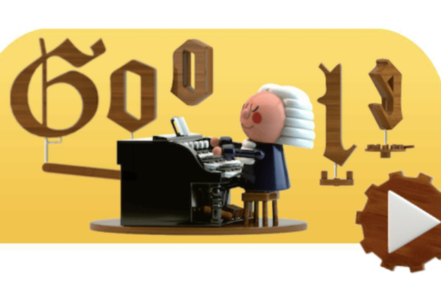 Google is celebrating Johann Sebastian Bach with an interactive Doodle this Thursday.