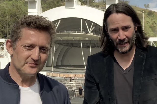 Alex Winter and Keanu Reeves revealed on Wednesday that 'Bill & Ted: Face the Music' would be released this summer.