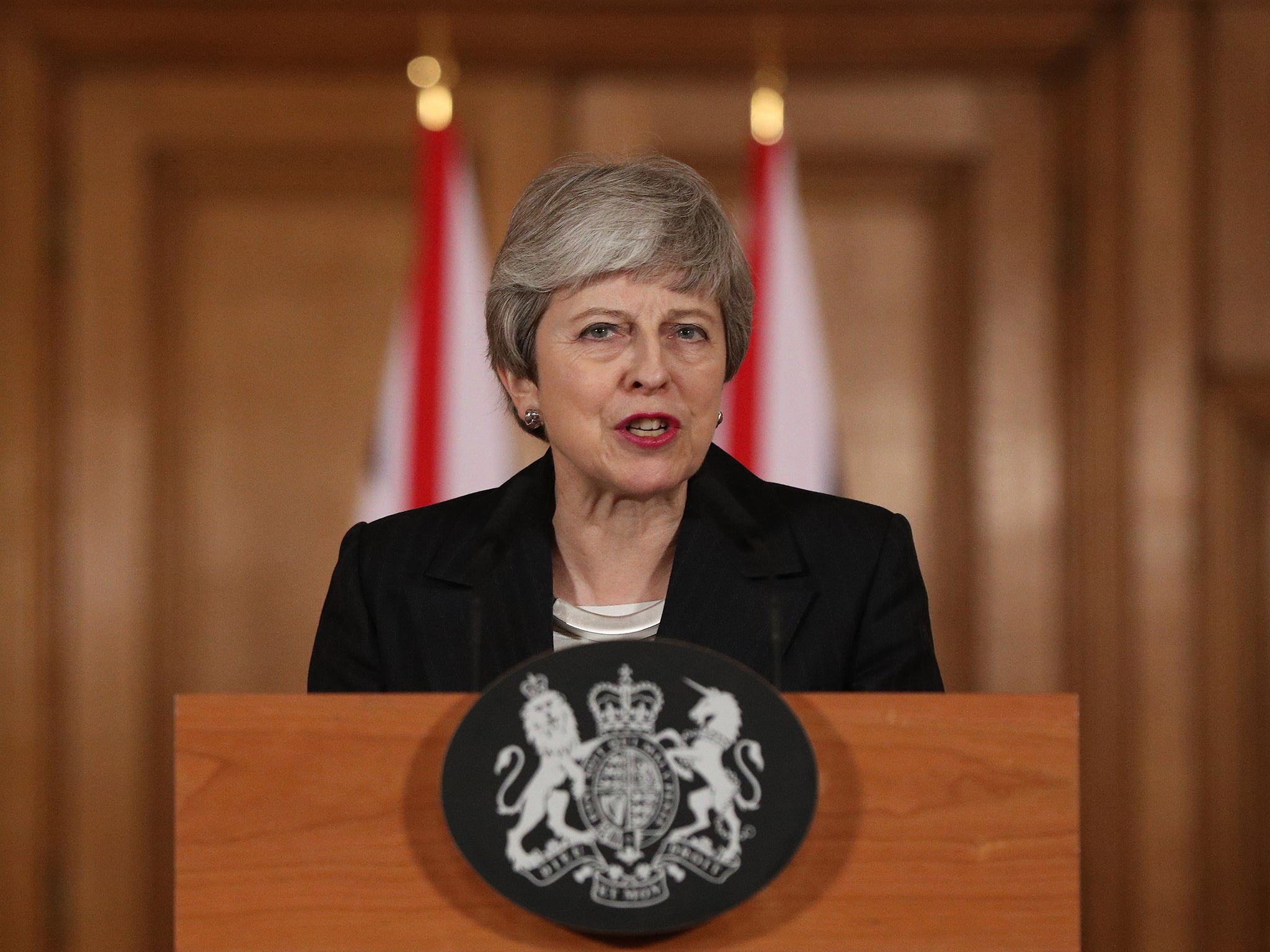 Theresa May said 'the public have had enough' of political games surrounding Brexit.