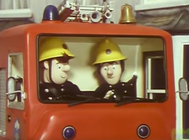 A still from an early episode of Fireman Sam