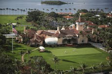 Woman ‘with USB stick full of malware’ held at Trump Mar-a-Lago resort