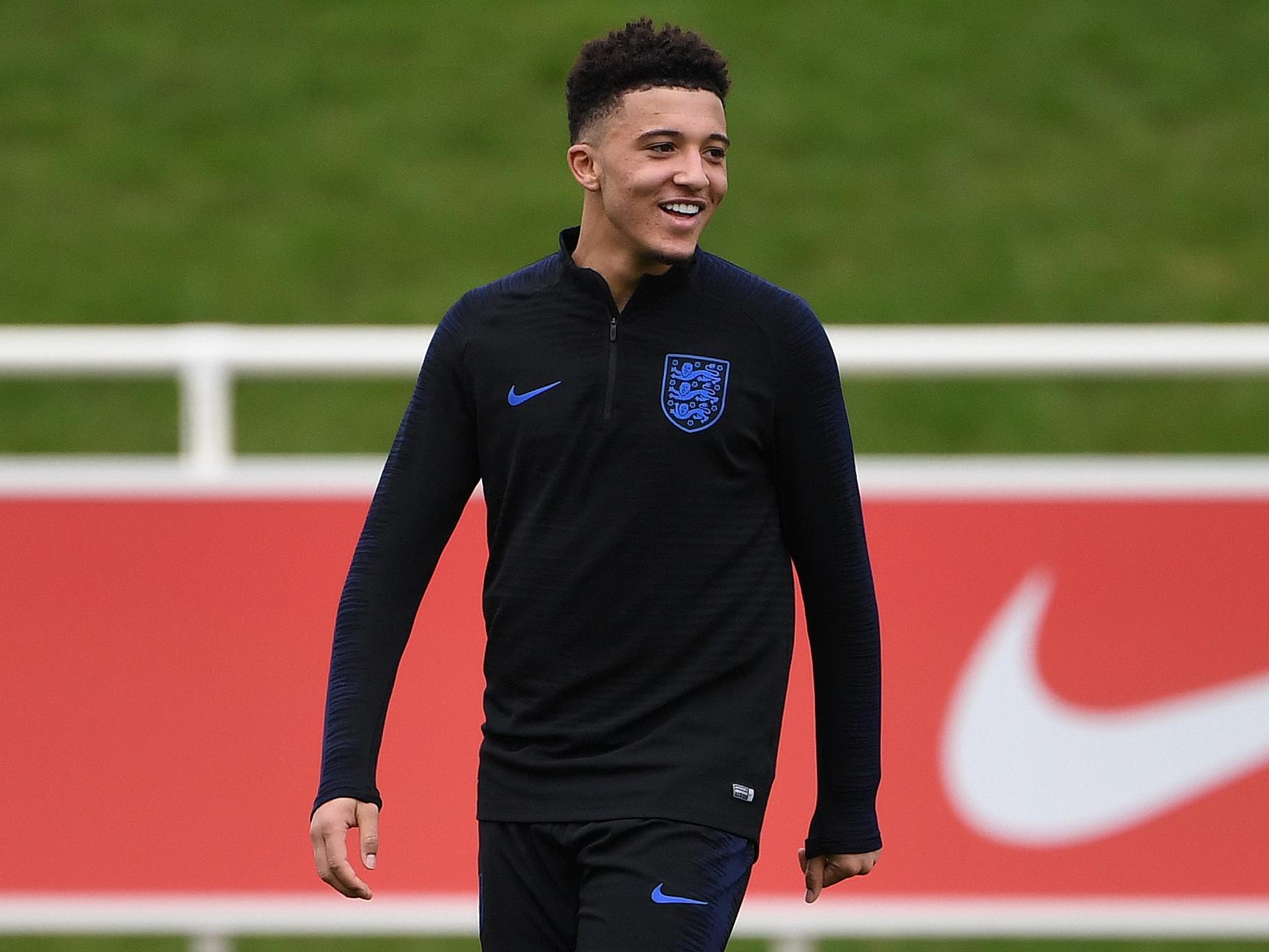 Jadon Sancho of Borussia Dortmund may be handed a start, having come off the bench against Bulgaria last week