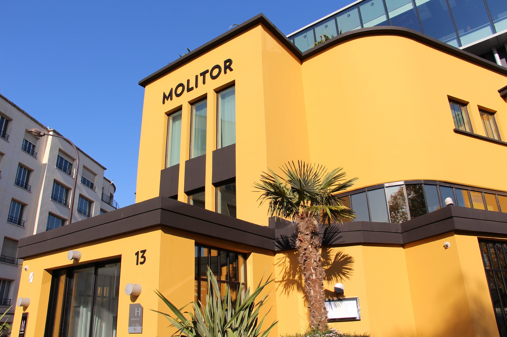 Art deco swim: Molitor guests can use the Olympic-sized pools