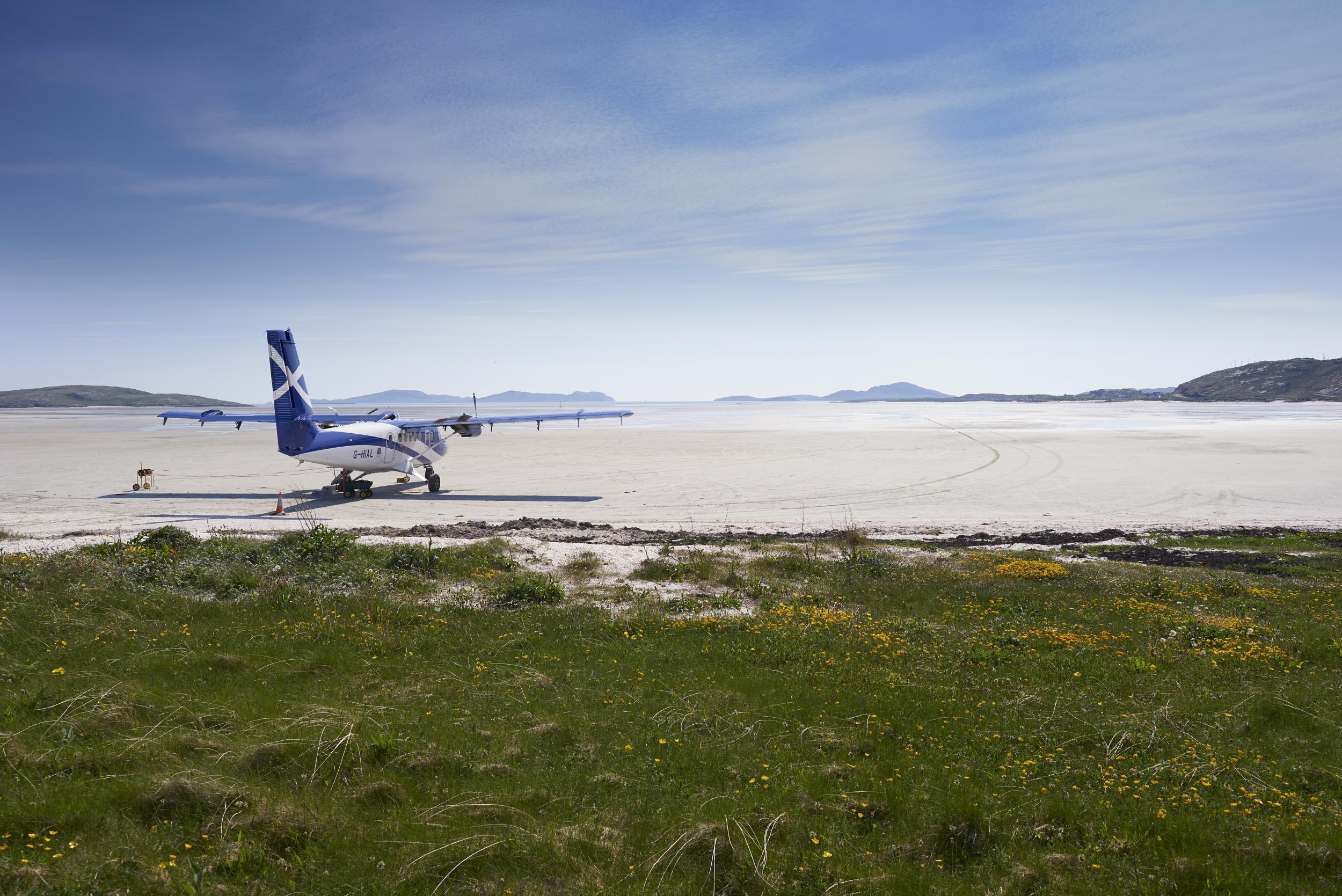 The Outer Hebrides’ Barra airport claimed second place
