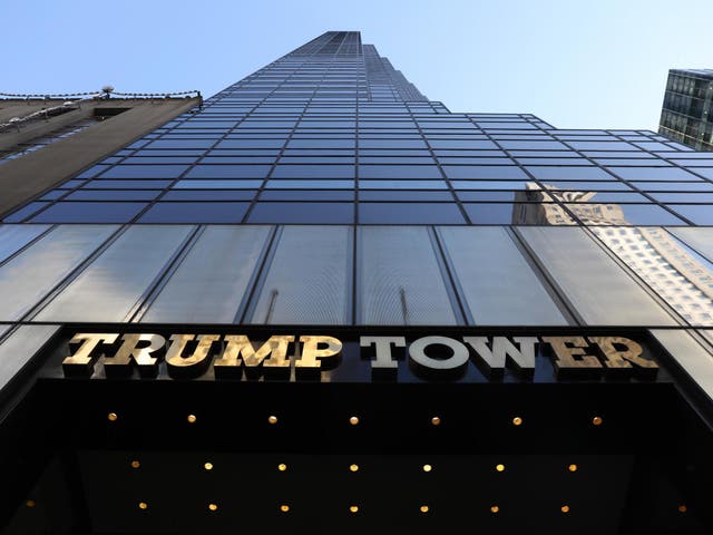 Trump Tower in New York has received more than $800,000 of campaign funds