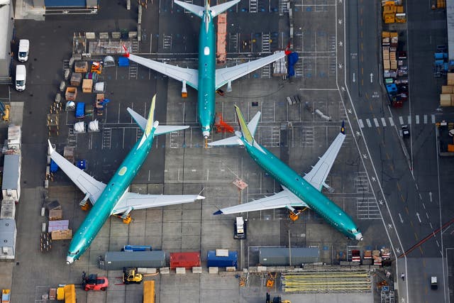 Garuda has cancelled an order for 49 Boeing 737 MAX planes, pictured at the Boeing factory in Renton, Washington