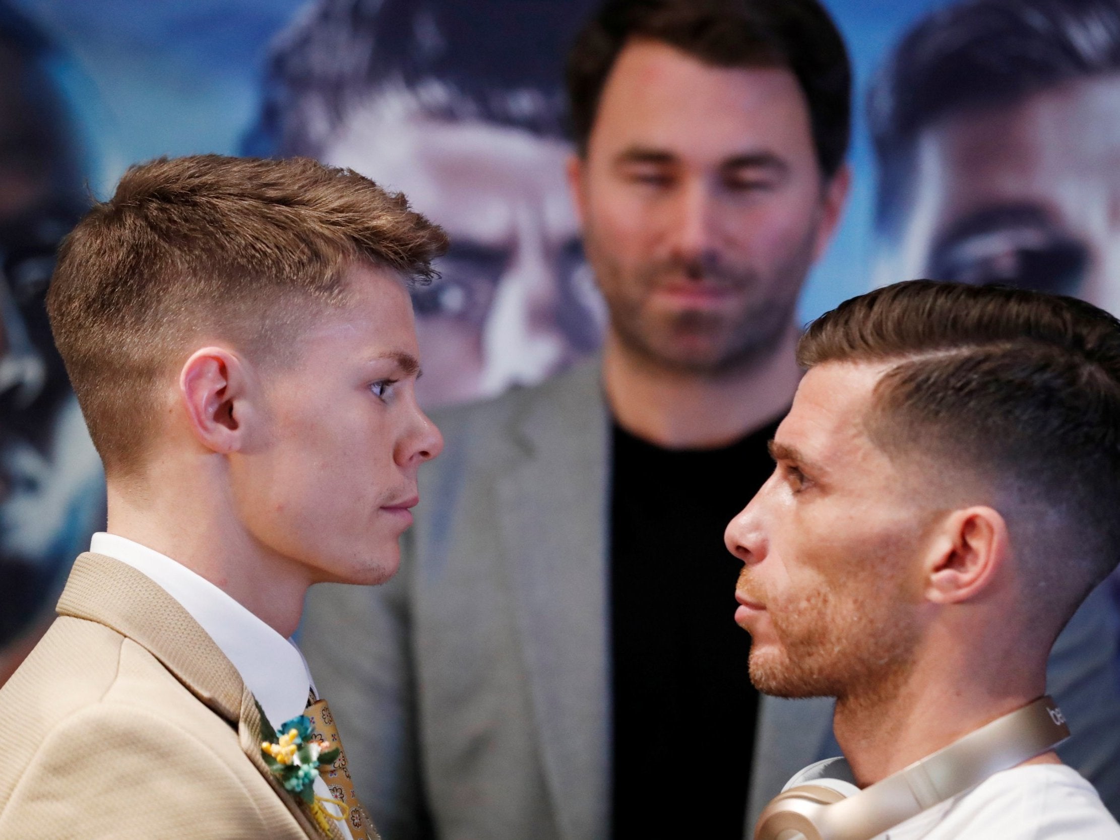 Charlie Edwards goes face to face with Angel Moreno