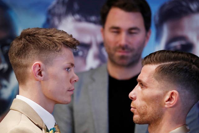 Charlie Edwards goes face to face with Angel Moreno