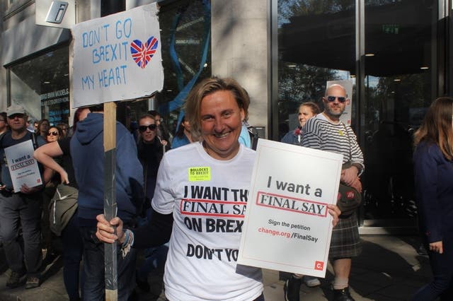 The last major demonstration demanding a second referendum saw an estimated 1 million people march in London in March 2019