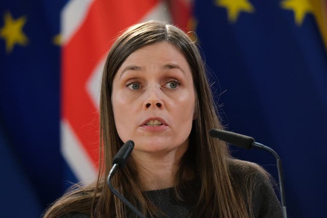 Icelandic Prime Minister Katrin Jakobsdottir