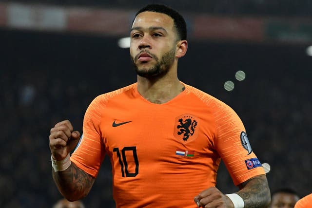 Depay was the star of the show for the Netherlands