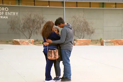 The family was reunited after more than 30 hours (NBC 7)